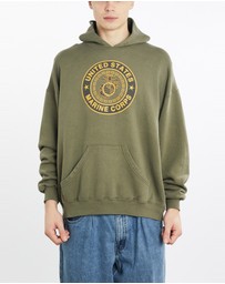Vintage by The Real Deal - Pre Loved - Vintage United States Marine Corps Hooded Sweatshirt