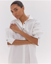 Cloth & Co. - The Shirt Dress | White