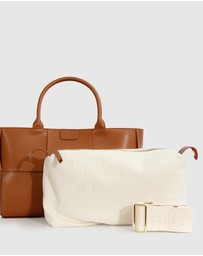 Belle & Bloom - Long Way Home Woven Tote - Camel