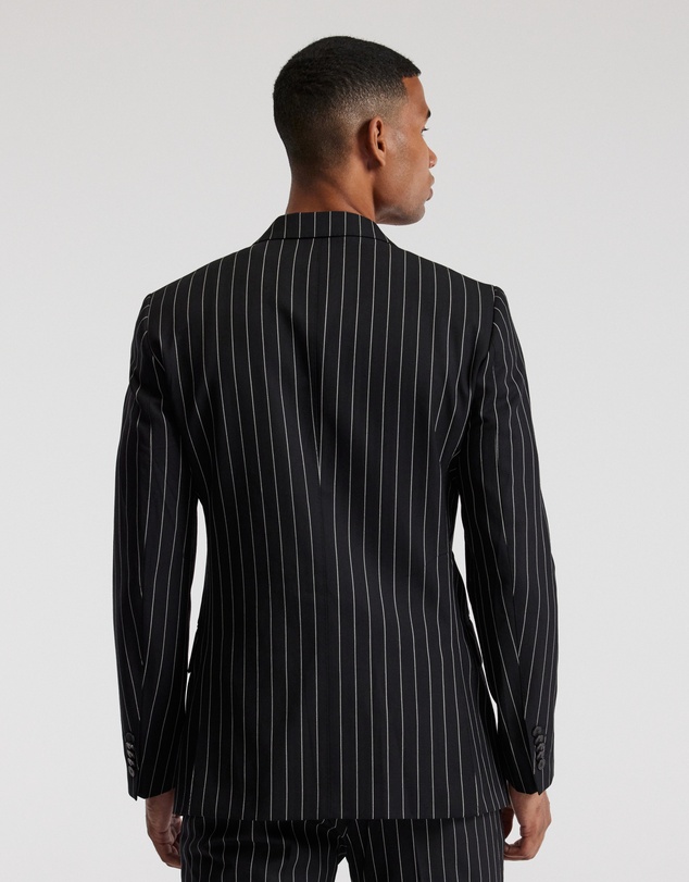 Calibre - Pinstripe Double-Breasted Jacket Black