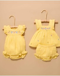 Purebaby - Daisy Broderie Set -Kids-Babies