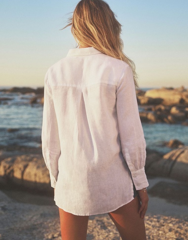 NEXT - 100% Linen Long Sleeve Shirt