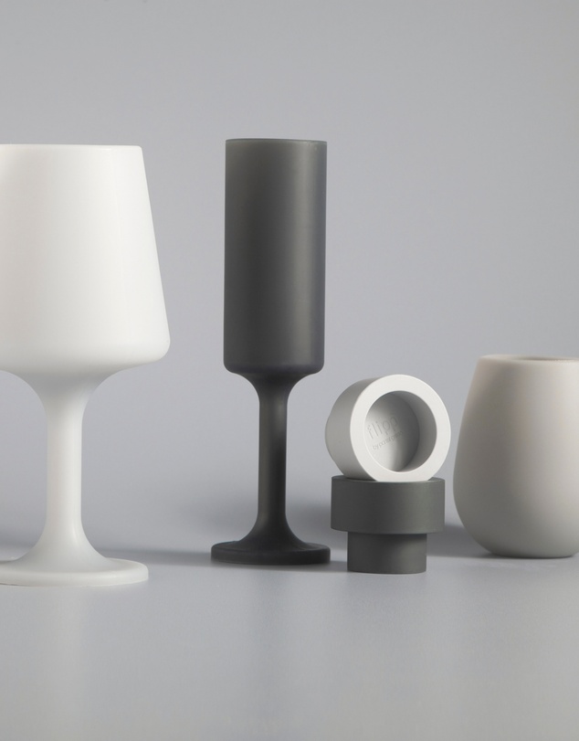 porter green - seff | silicone unbreakable champagne flutes
