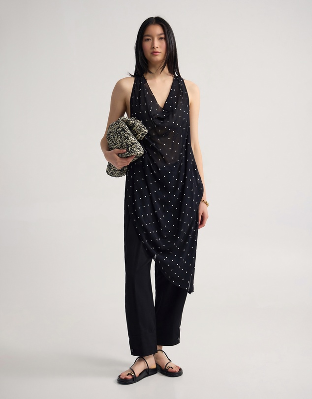 Oxford - Jasmine Polka Dot Sheer Top