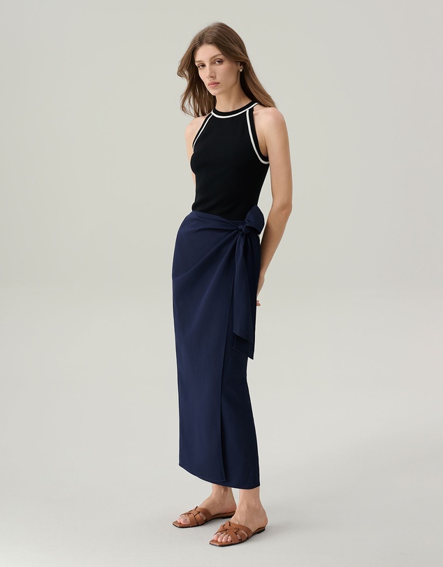 IDA+S - Pippa Wrap Maxi Skirt