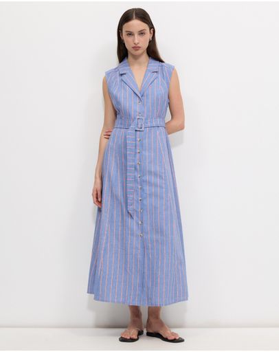 Blue & Red Stripe