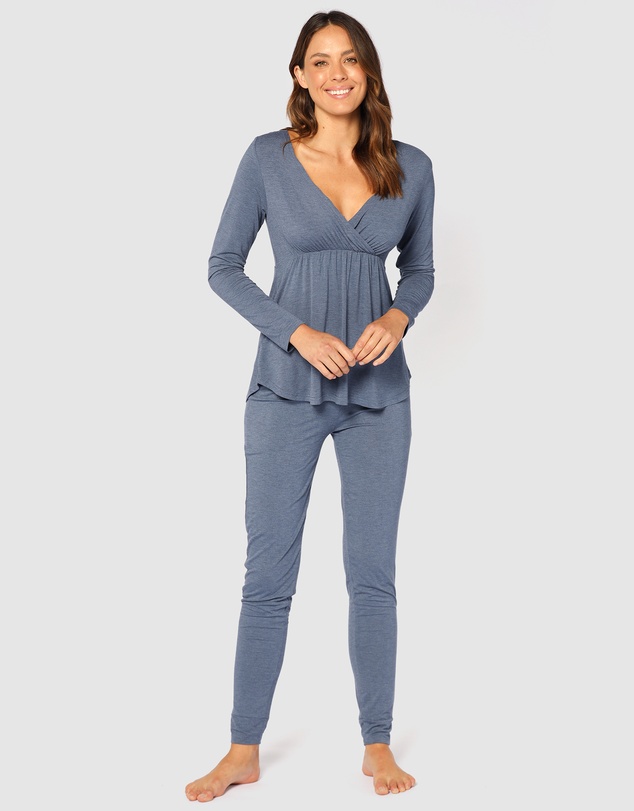 Bamboo Body - Cross Front PJ Top