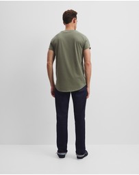 Country Road - Australian Cotton Longline Garment Dye T-shirt