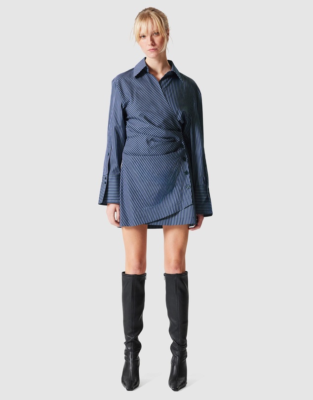 & Other Stories - Wrap Shirt Mini Dress