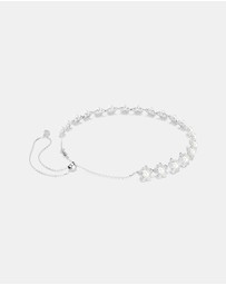 Swarovski - Ariana Grande X Swarovski Choker, Crystal Pearl, Round Cut, White, Rhodium Plated