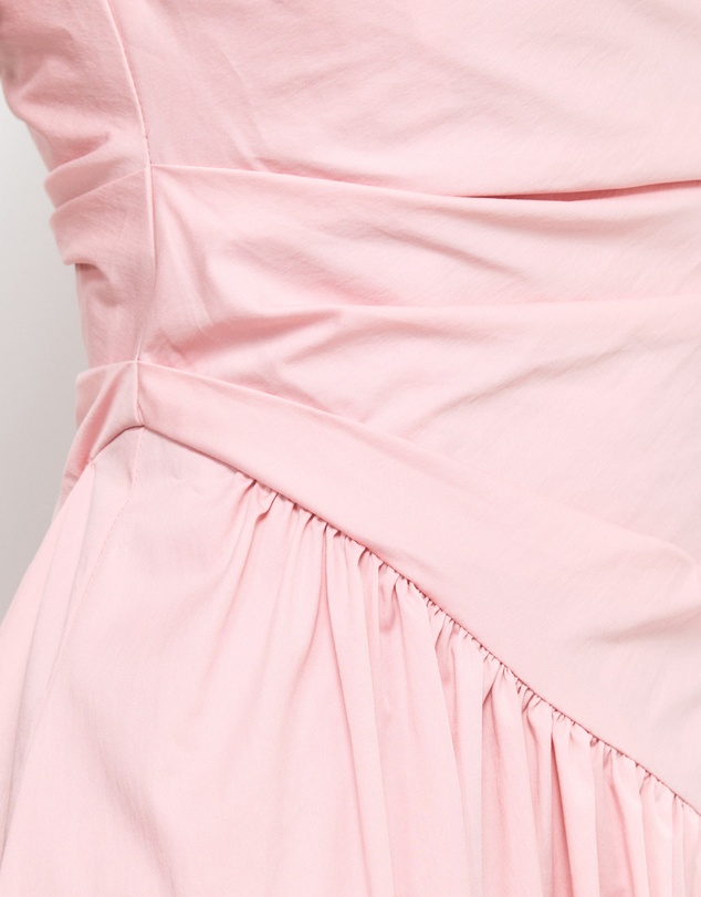 AERE - Kylara Ruched Midi Dress
