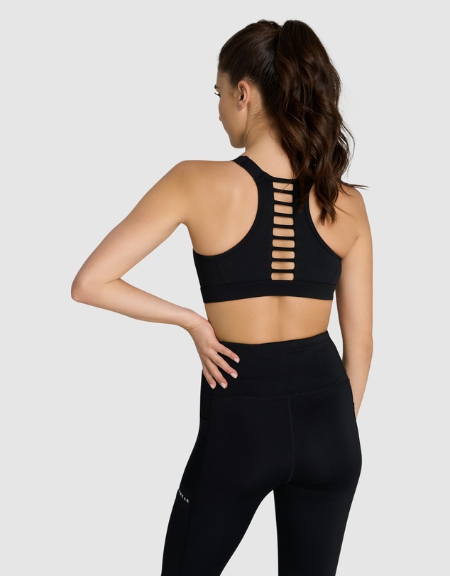 Rockwear - Velocity Zip Medium Impact Sports Bra
