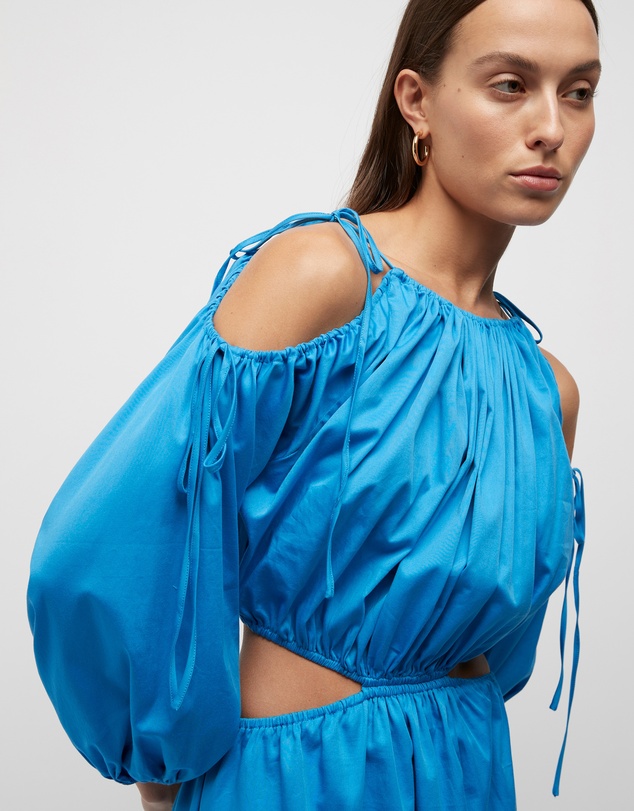 FRIEND of AUDREY - Yolanda Tie Cut Out Dress