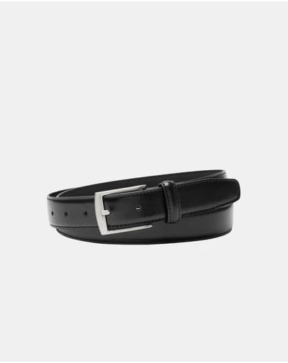 Buckle - Austin. Classic Leather Belt. 30mm width.