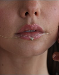 Luna Rae - Solid Gold - Little Heart Necklace