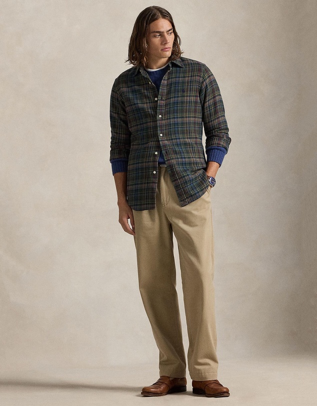 Polo Ralph Lauren - Custom Fit Plaid Brushed Flannel Shirt