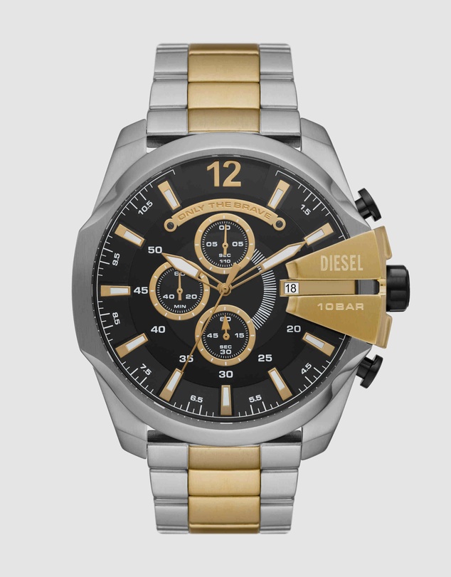 Diesel - Mega Chief Two Tone Chronograph Watch