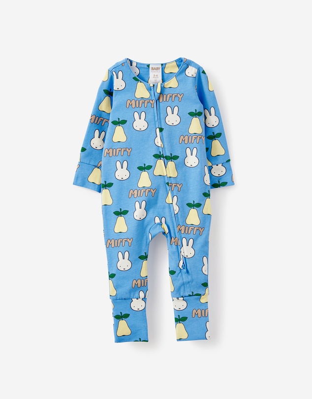 Cotton On Kids - Growie Long Sleeve Zip Romper - License