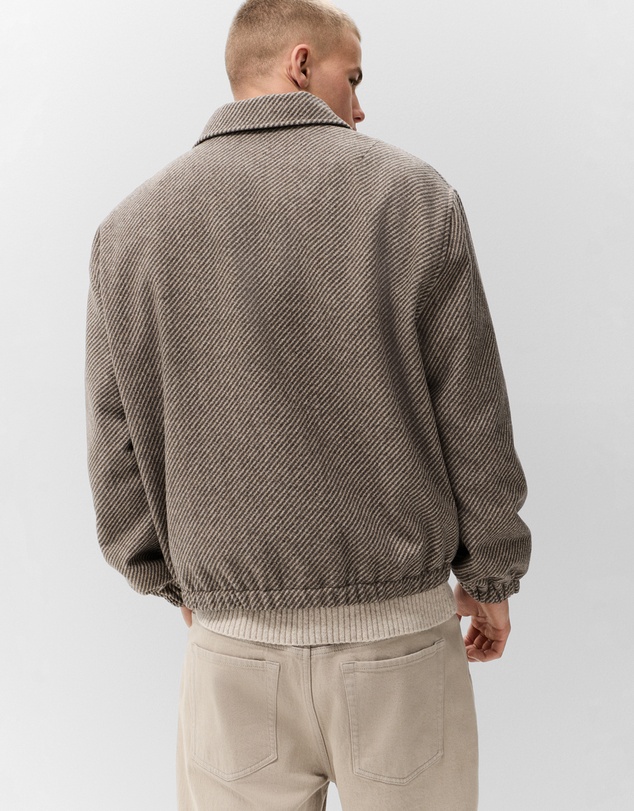UNISON - Wool Blend Bomber Jacket