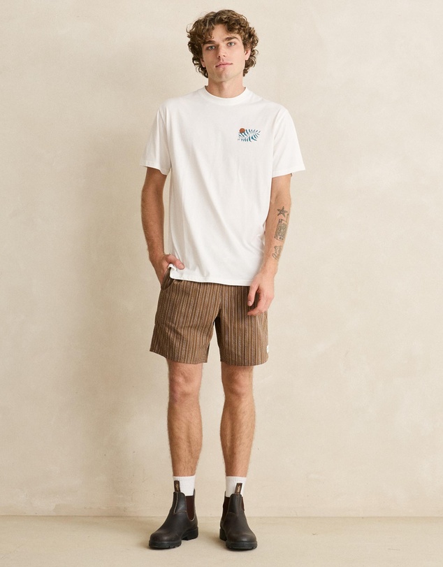 Rhythm - Seersucker Stripe Jam Shorts