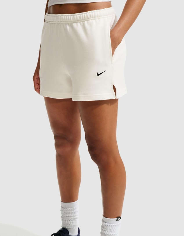 Nike - Studio Fleece Lightweight French Terry Mid-Rise Shorts