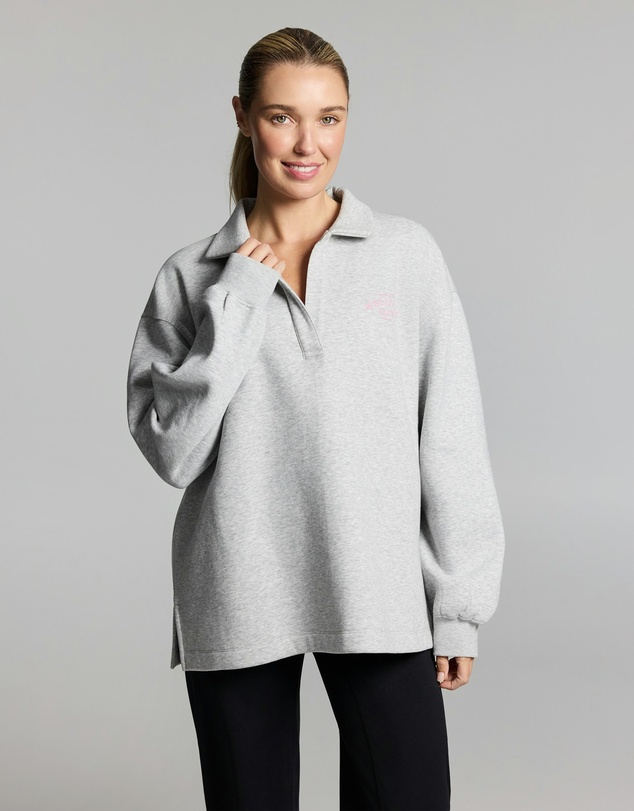 Rockwear - Cosy Fleece Collared Sweat