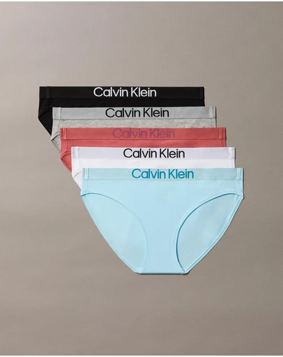 Calvin Klein - 5-Pack Cotton Stretch Bikini Briefs