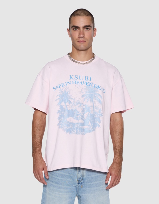 Ksubi - Paradiso Ekcess SS Tee Ice Quartz