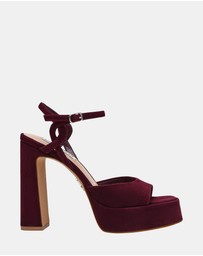 Steve Madden - Miliana Dark Cherry Heels