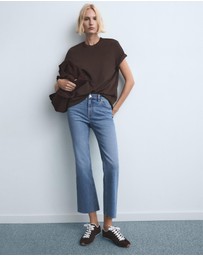 M.N.G - Sienna Flared Cropped Jeans