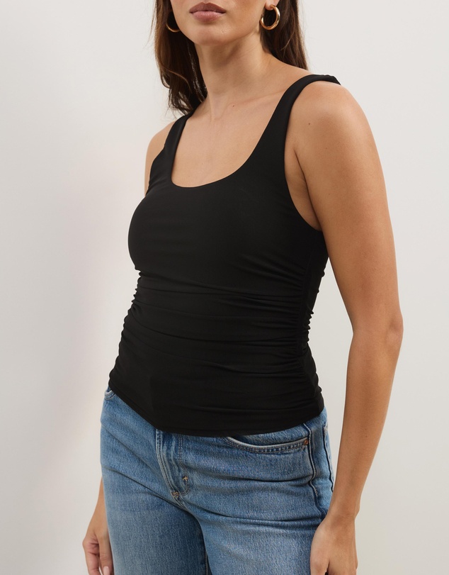 Atmos&Here - Skye Scoop Neck Mesh Tank