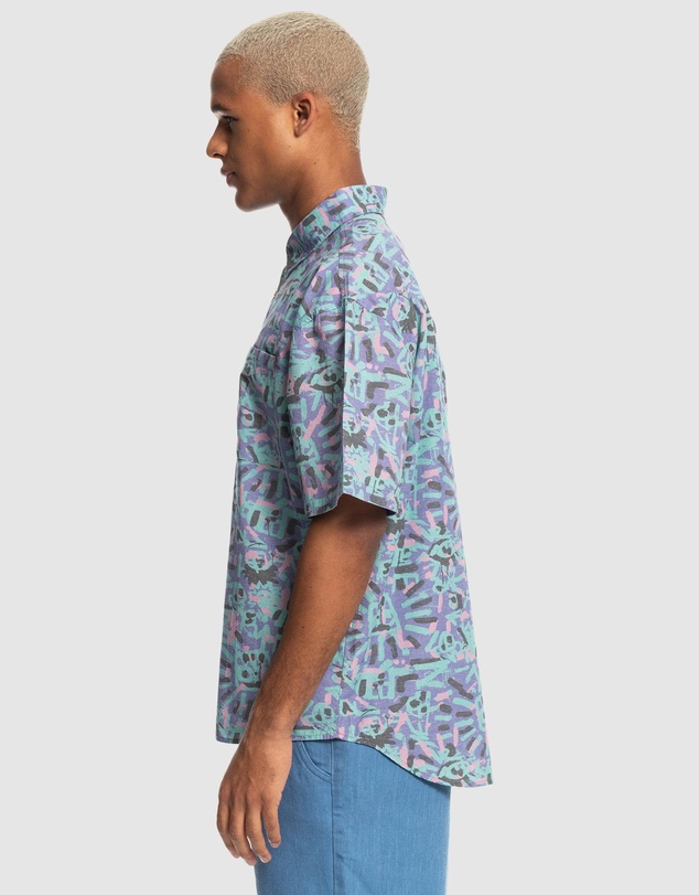 Quiksilver - Quiksilver X Stranger Things Mens The Lenora Short Sleeve Shirt