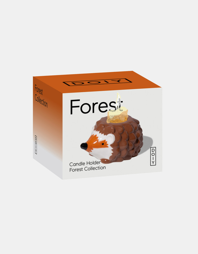 DOIY - Forest Candle Holder Hedgehog