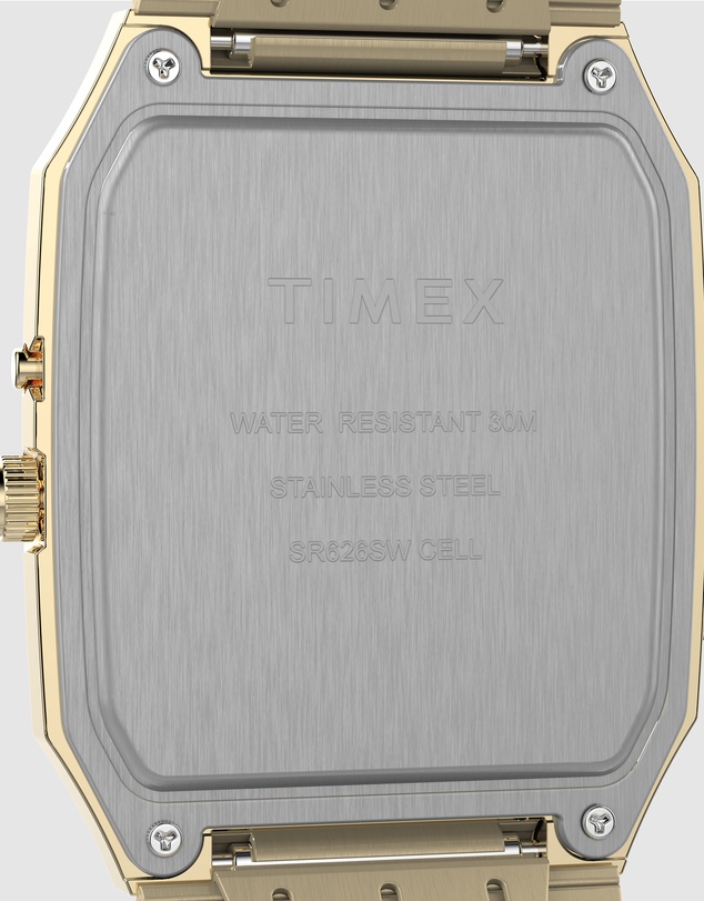 TIMEX - Q Timex® 1982 Ana-Digi Reissue 33mm Stainless Steel Bracelet Watch