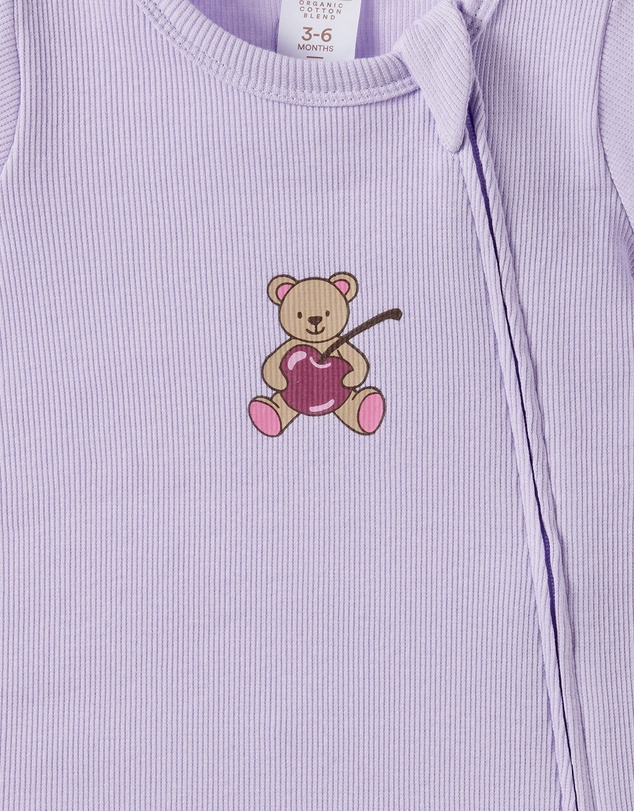 Cotton On Kids - Growie Short Sleeve Zip Romper