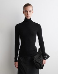 COS - Sparkly Seamless Wool Top