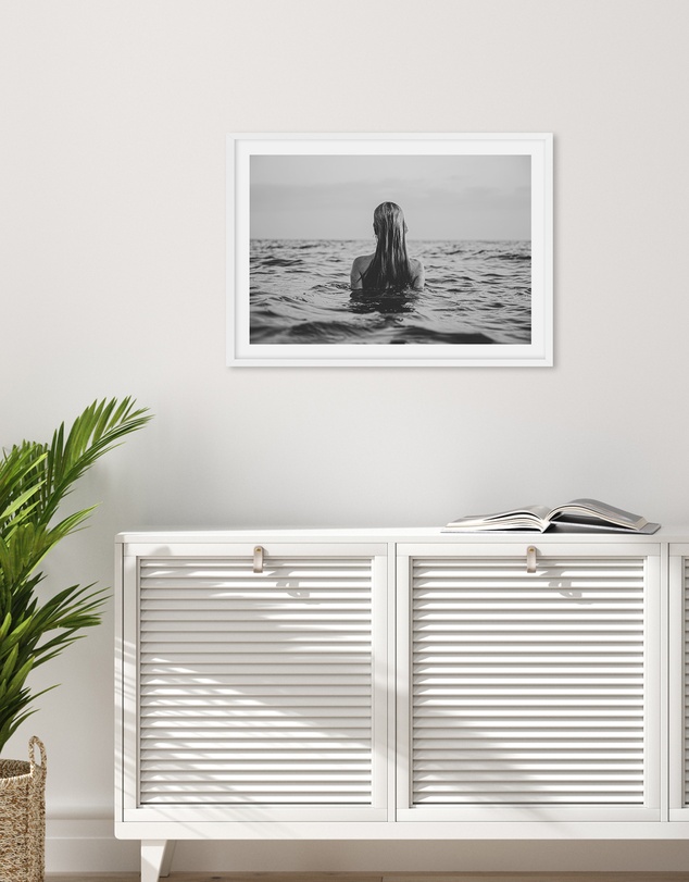 Olive et Oriel - L'Ocean I Art Print