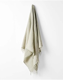 Aura Home - Linen Fringe Throw