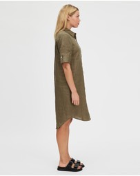White By FTL - Hettie Shirt Dress