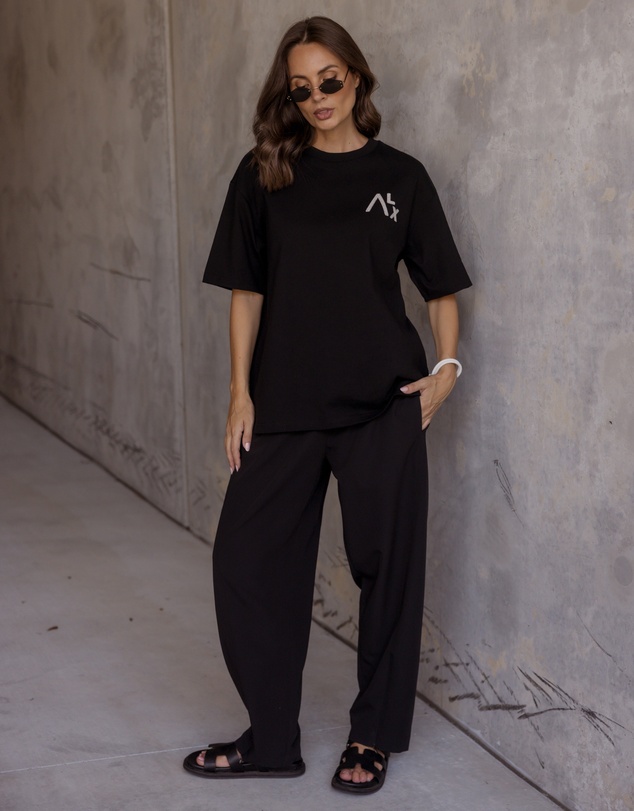 ALEXANDRA - Echo T-Shirt Black