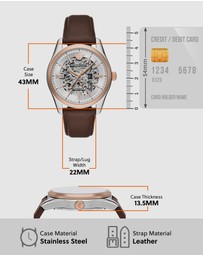 Emporio Armani - Brown Analogue Watch