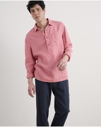 Seasalt - Seasalt Cornwall Pink Artist's Linen Shirt