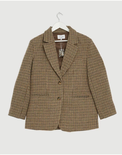 Revibe - Repaired Minima Esenciales Desi Wool Blazer - AU 12