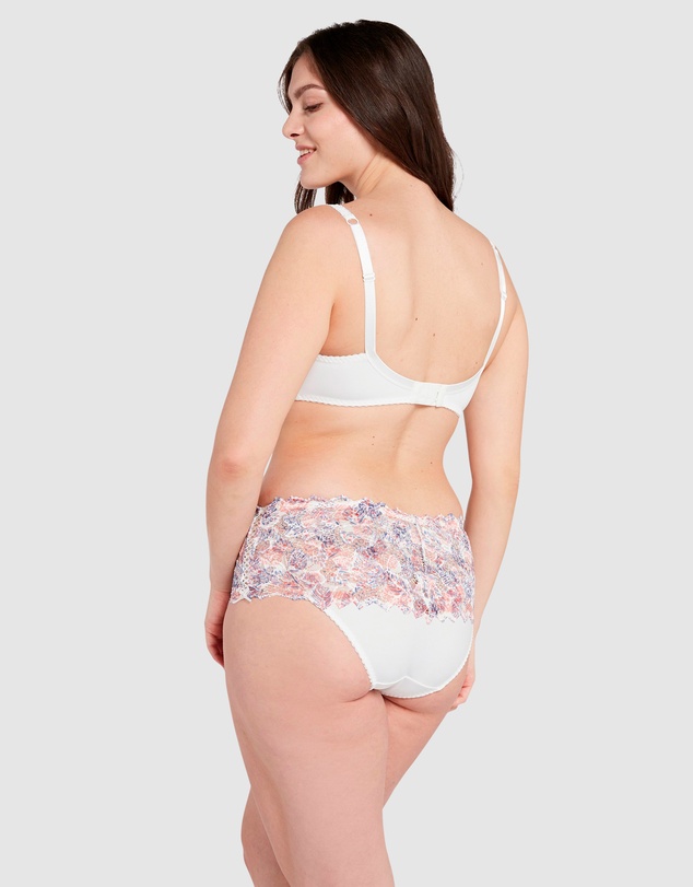 Sans Complexe - Arum Mosaïc Mid-Rise Lace Brief
