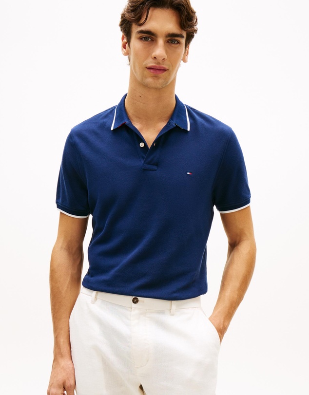 Tommy Hilfiger - Regular Fit Tipped Pique Polo Shirt