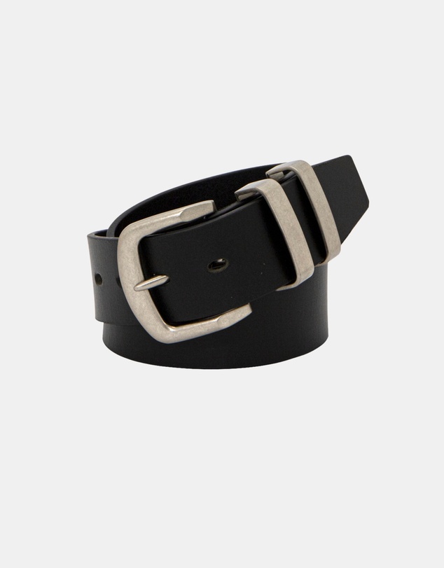 Buckle - Brumby. Australian Made Full Grain Natural Leather Belt. 38mm width.