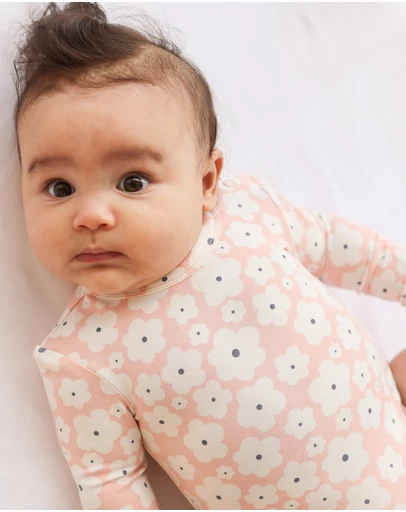 Kynd Baby - Comfy Bodysuit Long Sleeve in Petal Blooms