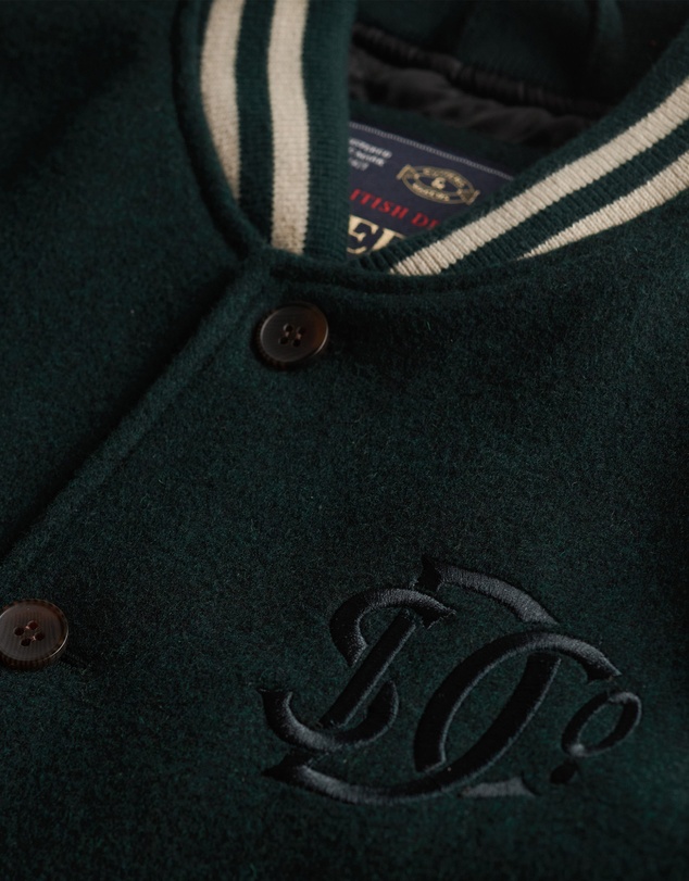 Superdry - Varsity Monogram Wool Bomber