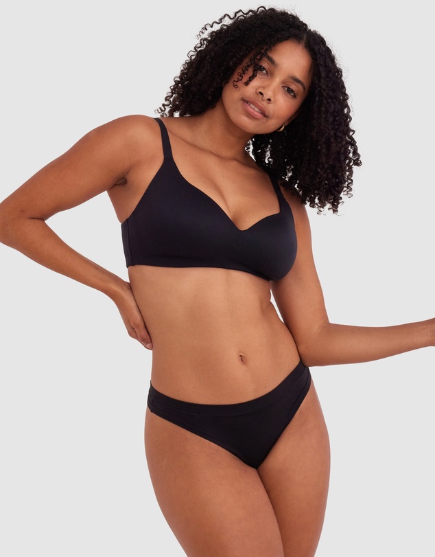 Bras N Things - Body Bliss Full Cup Wirefree - Black