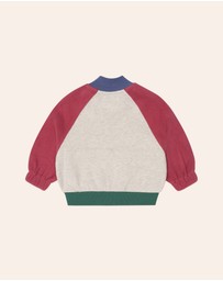 Huxbaby - Hux Colour Block Zip Sweat - Babies-Kids